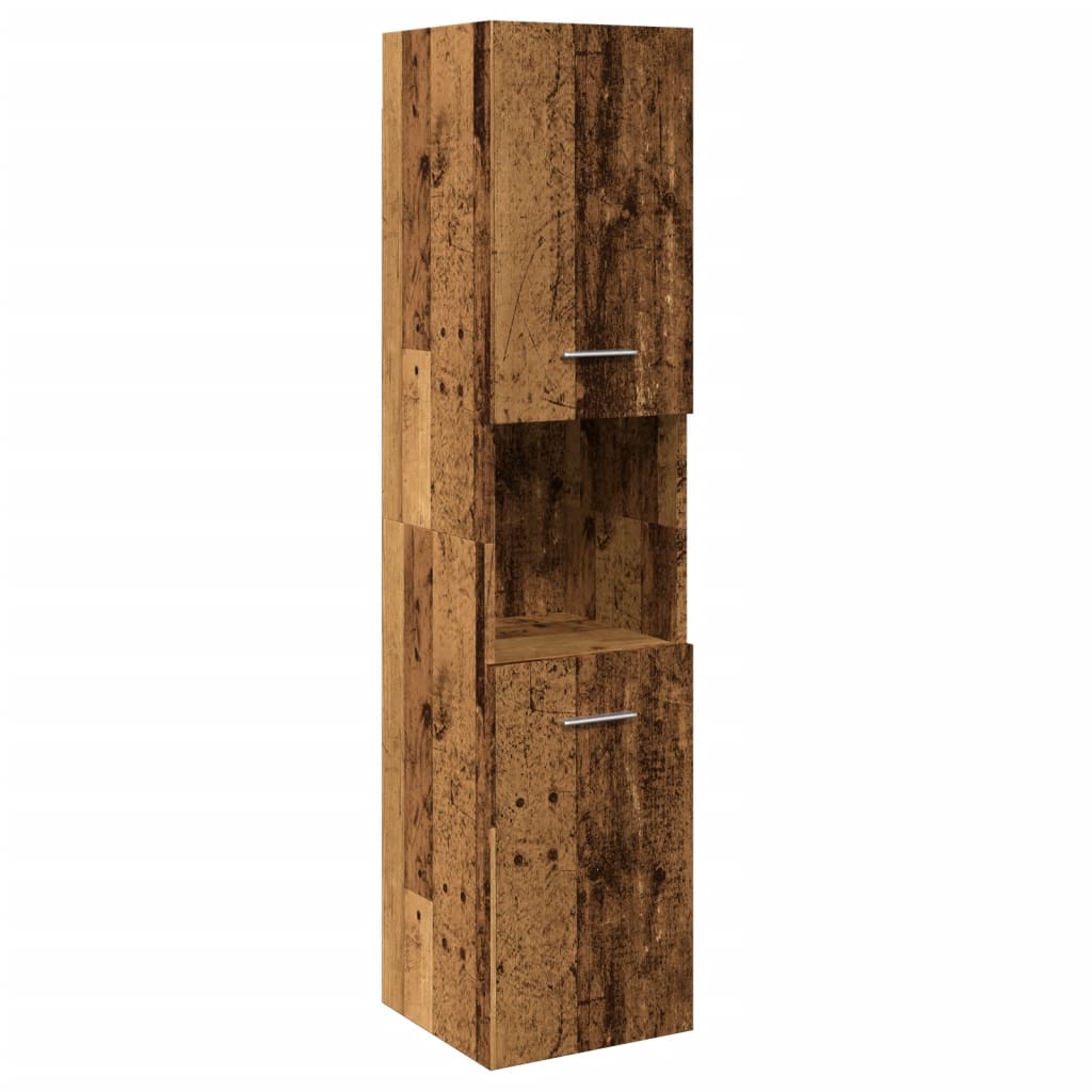 Bathroom Cabinet 30X30X130 Cm Engineered Wood