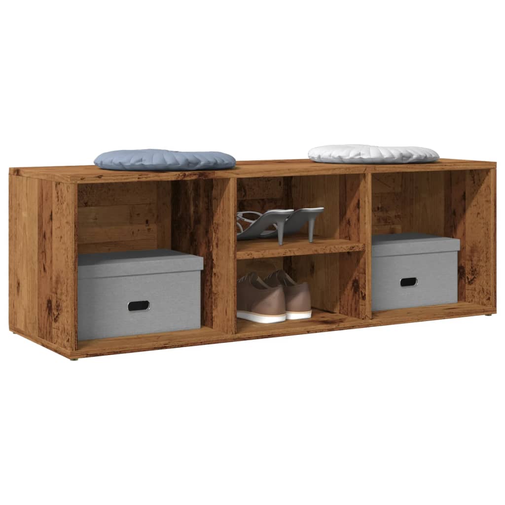 Shoe Storage Bench 105X35X35 Cm Engineered Wood
