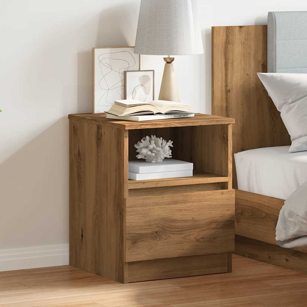 Bed Cabinet 40X40X50 Cm Engineered Wood