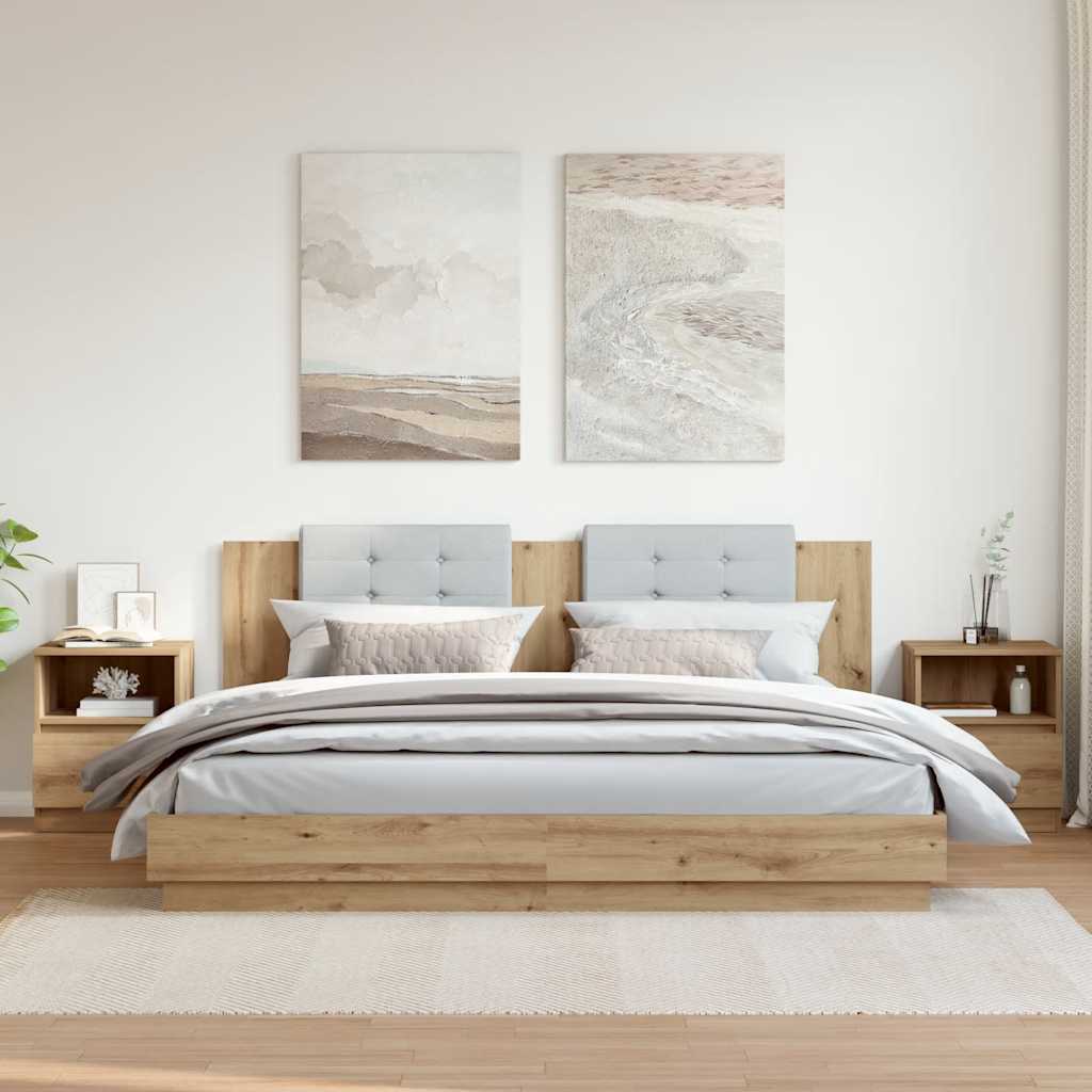 Bed Cabinet 40X40X50 Cm Engineered Wood