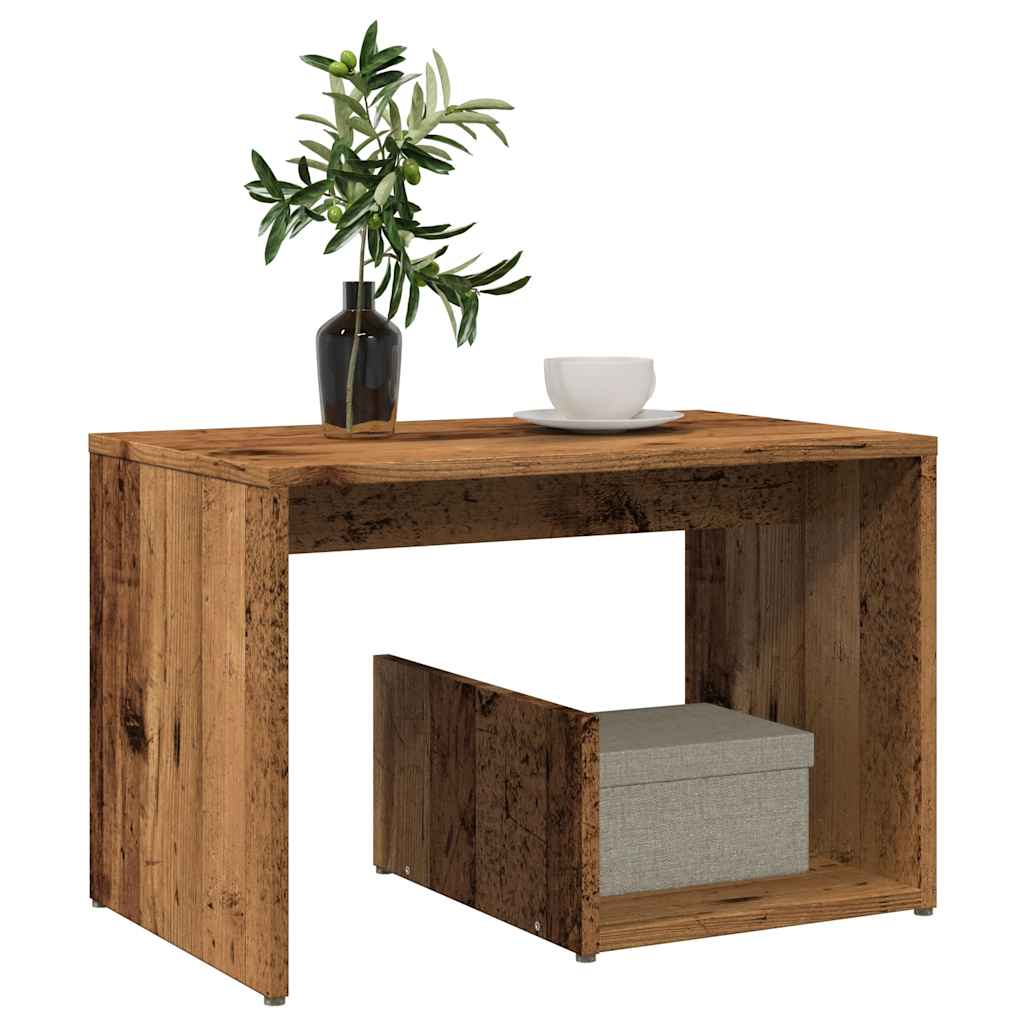 Side Table 59X36X38 Cm Engineered Wood