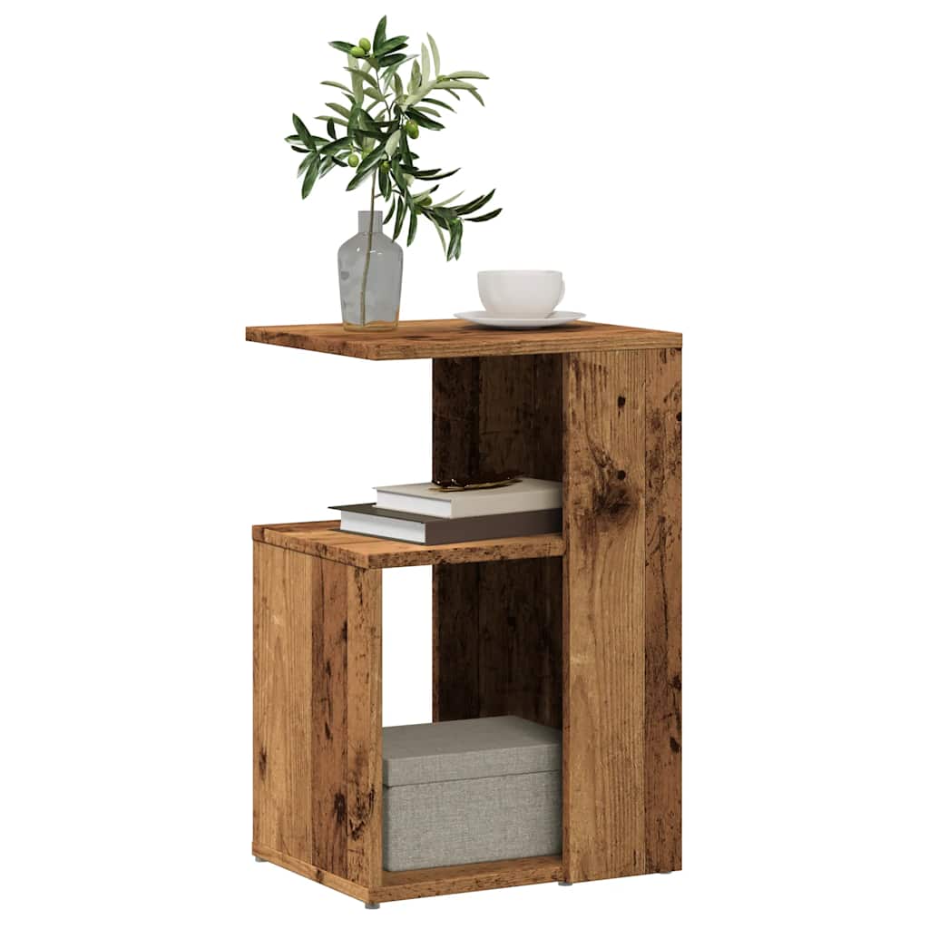 Side Table 36X30X56 Cm Engineered Wood