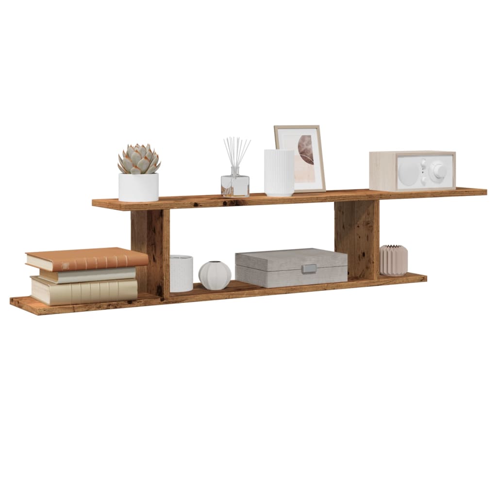 Wall-Mounted Tv Shelf 125X18X23 Cm Engineered Wood