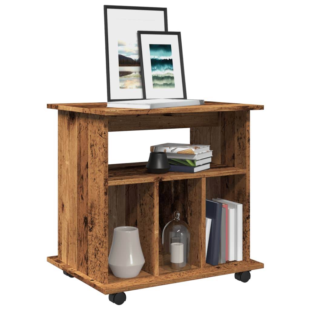 Rolling Cabinet 60X45X60 Cm Engineered Wood