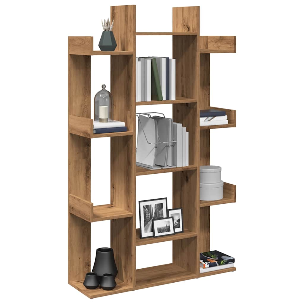 Book Cabinet 48X25.5X140 Cm Engineered Wood