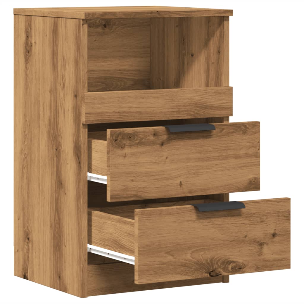 Bedside Cabinet 40X36X65 Cm Engineered Wood