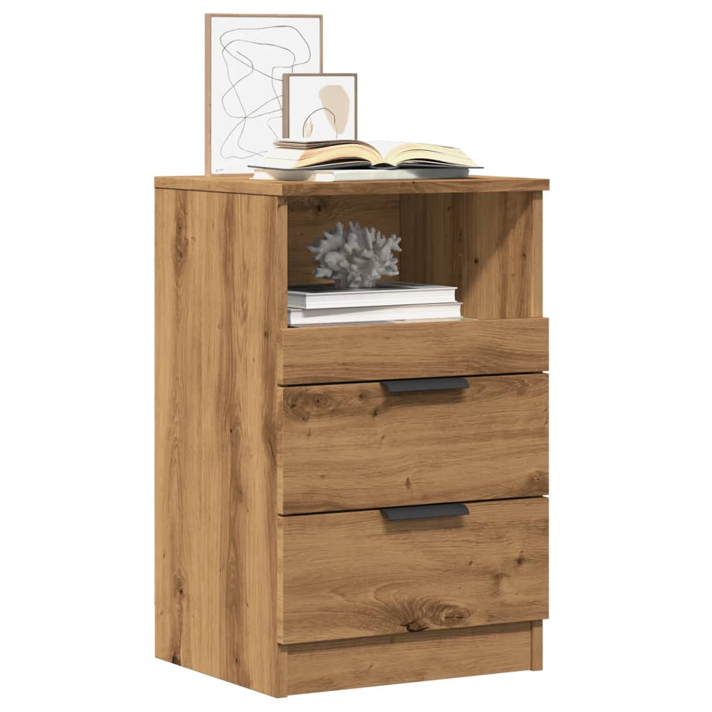 Bedside Cabinet 40X36X65 Cm Engineered Wood