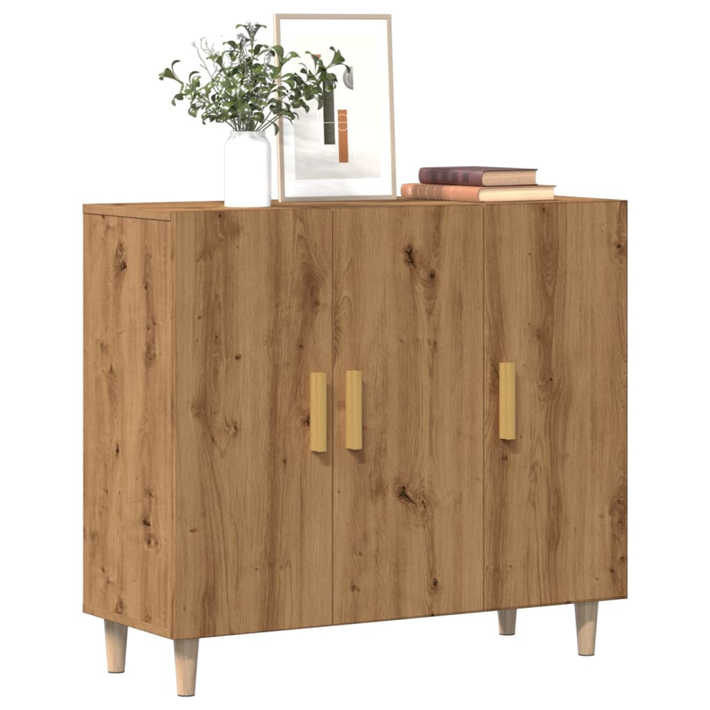 Sideboard 90X34X80 Cm Engineered Wood