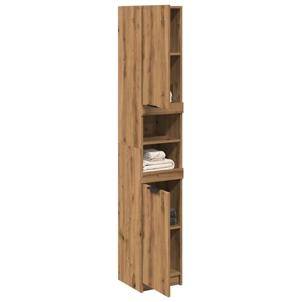 Bathroom Cabinet 32X34X188.5 Cm Engineered Wood