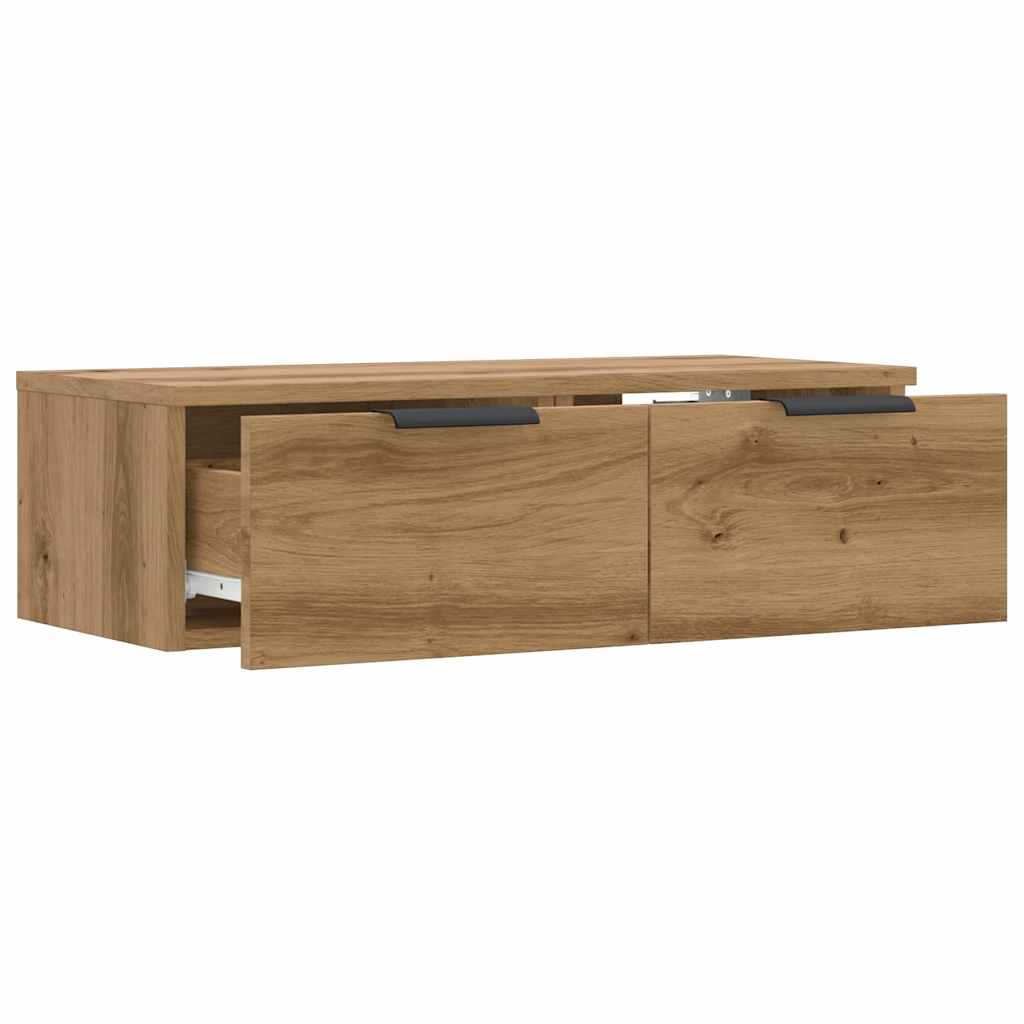 Wall Cabinet Artisan Oak 68X30X20 Cm Engineered Wood