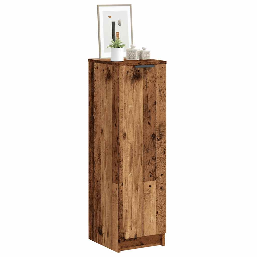 Shoe Cabinet 30X35X100 Cm Engineered Wood