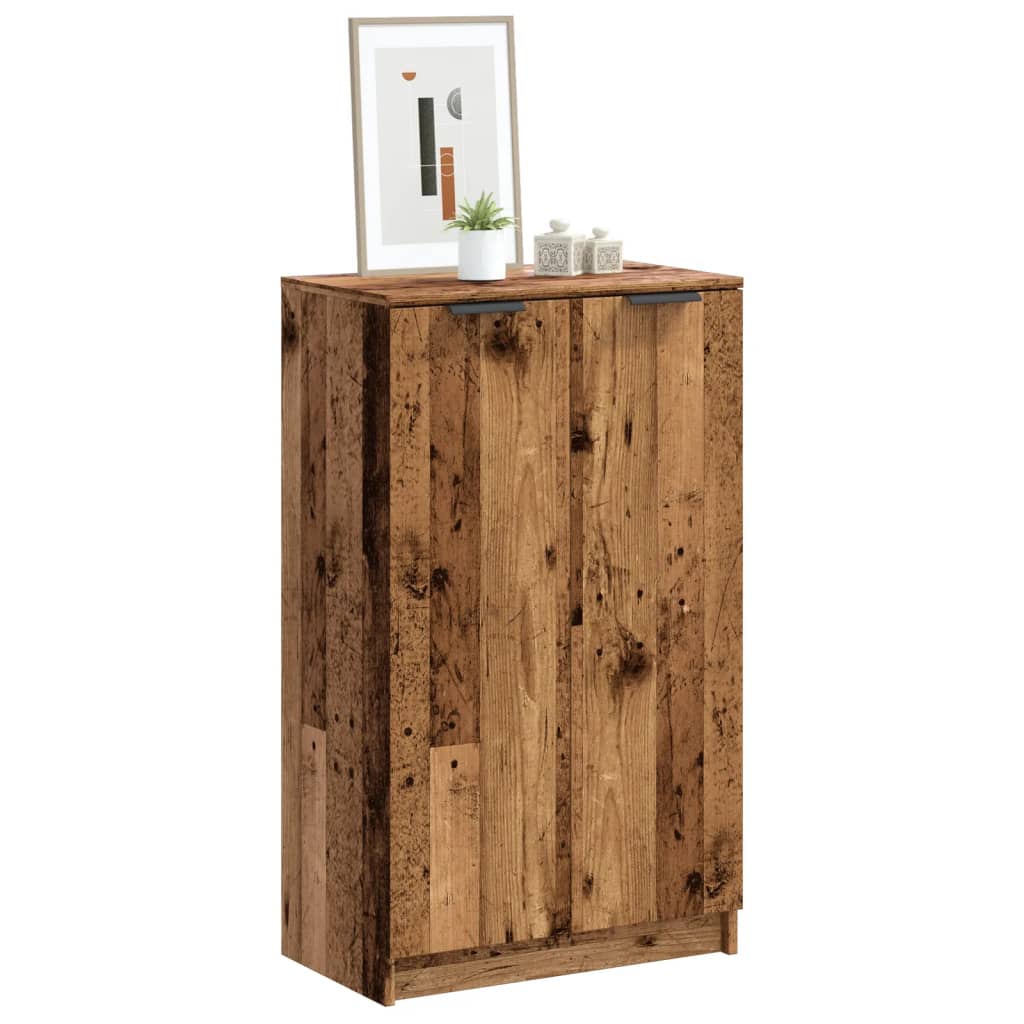 Shoe Cabinet 59X35X100 Cm Engineered Wood