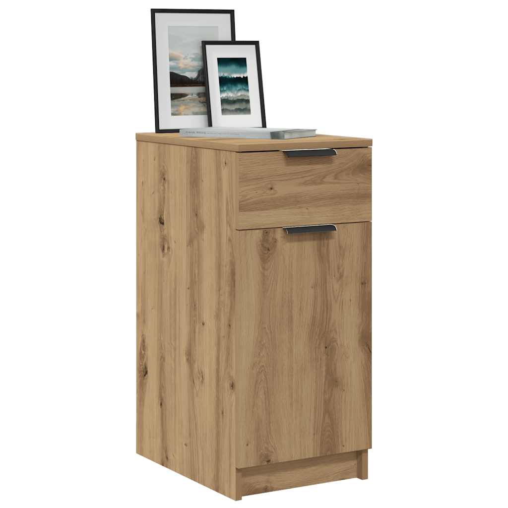 Desk Cabinet 33.5X50X75 Cm Engineered Wood