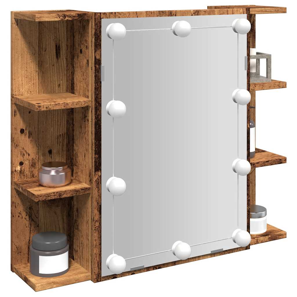 Mirror Cabinet With Led 70X16.5X60 Cm