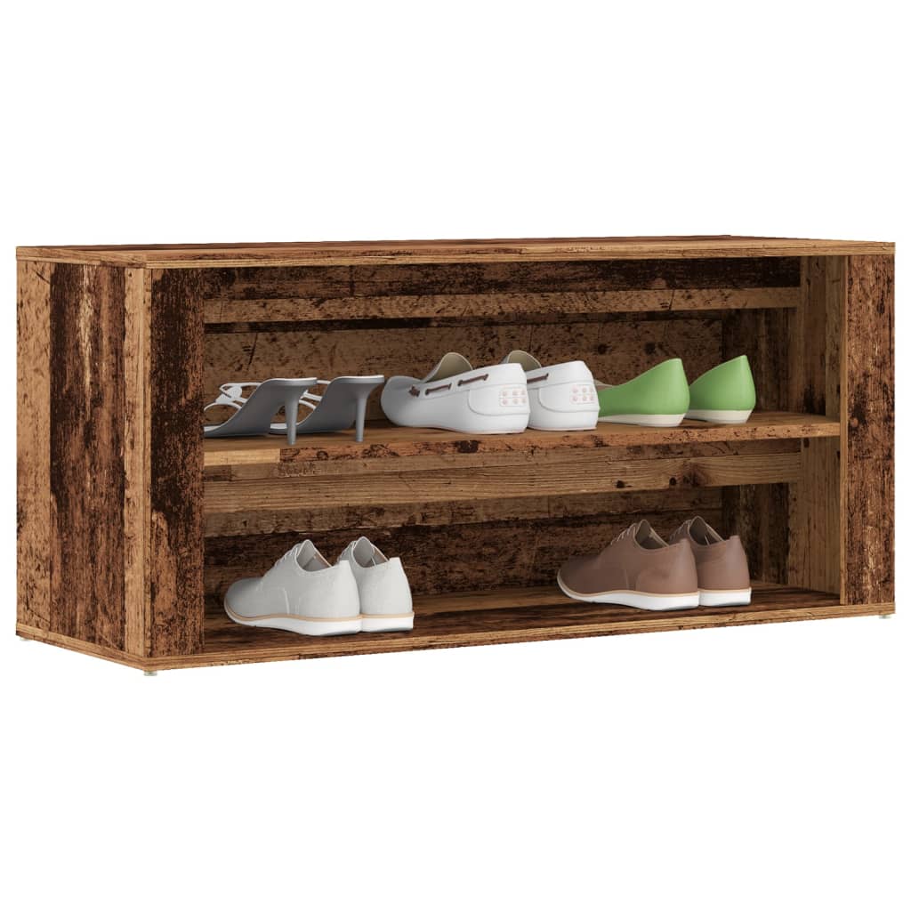 Shoe Rack 100X35X45 Cm Engineered Wood
