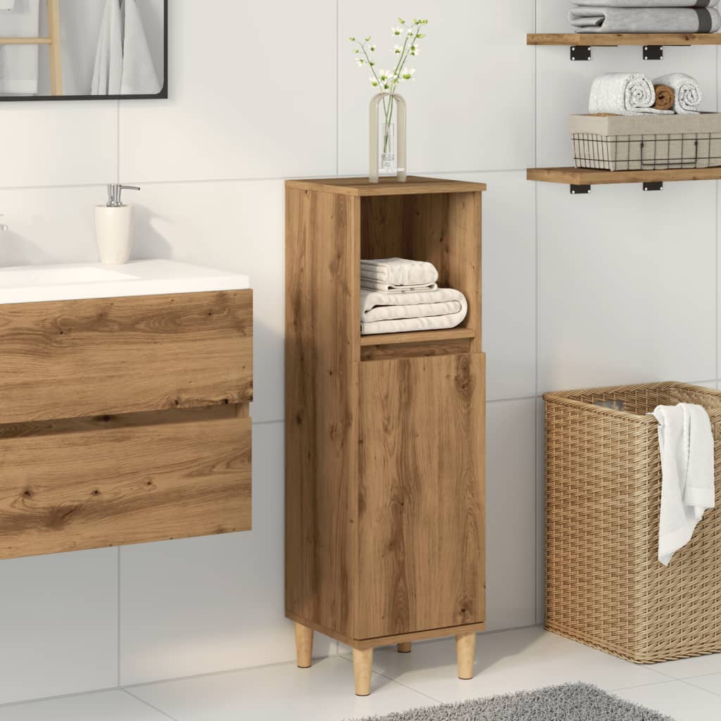 Bathroom Cabinet 30X30X100 Cm Engineered Wood