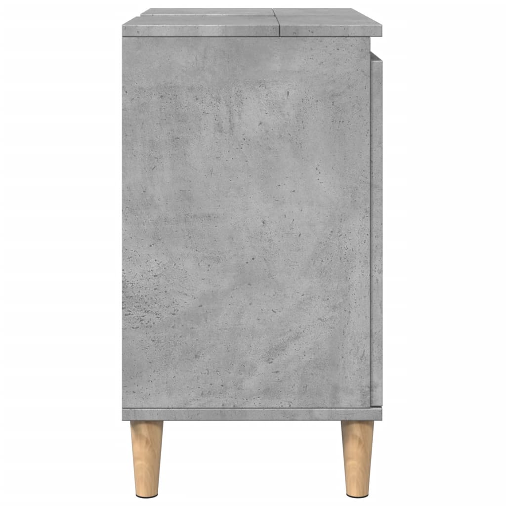 Sink Cabinet Concrete Grey 58X33X60 Cm Engineered Wood