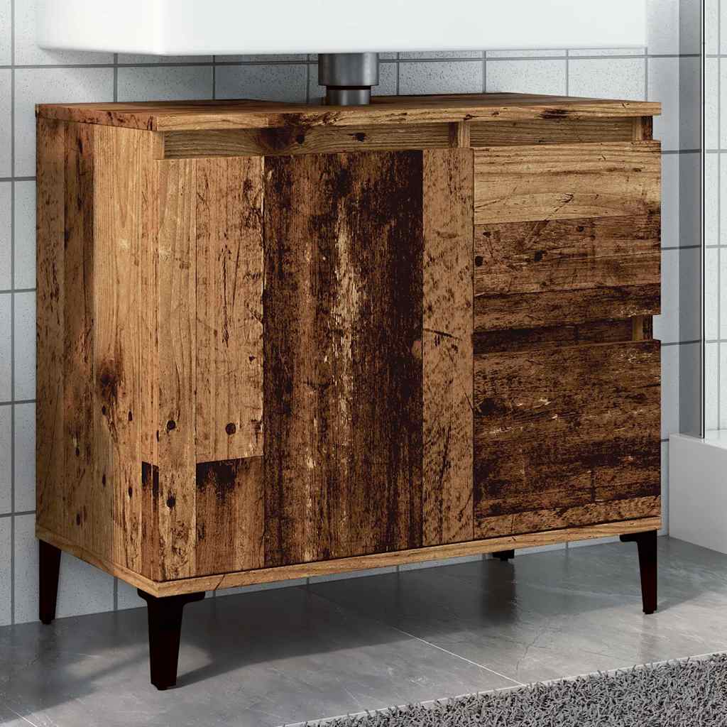Bathroom Cabinet 65X33X60 Cm Engineered Wood