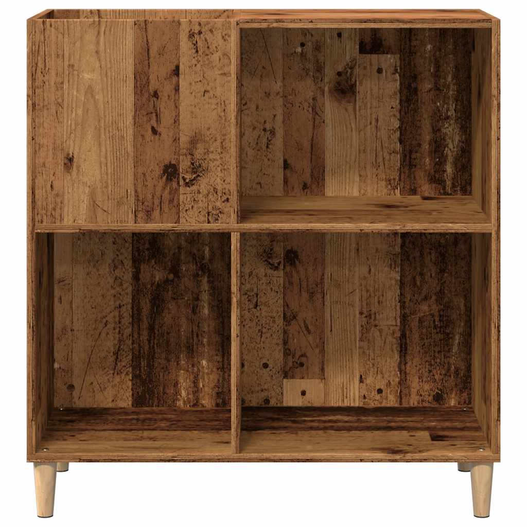 Record Cabinet Old Wood 84.5X38X89 Cm Engineered Wood