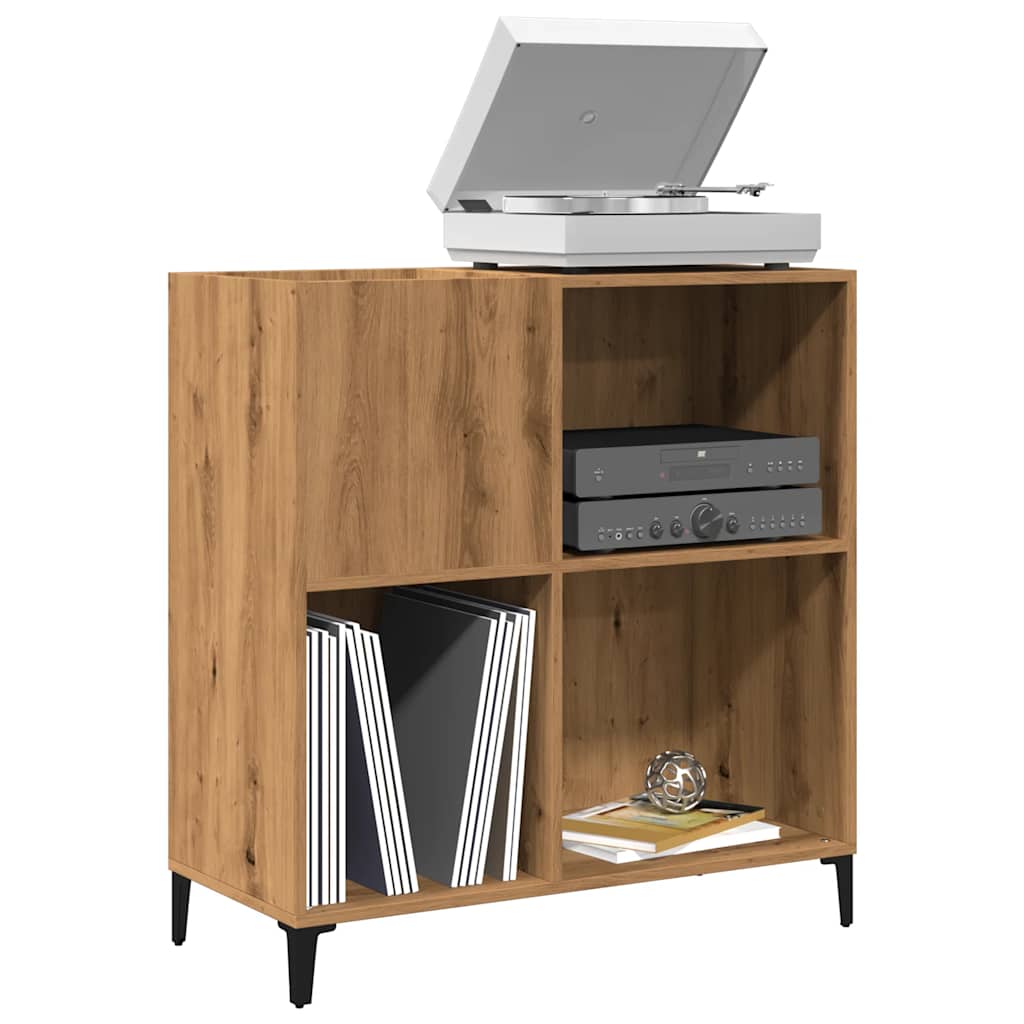 Record Cabinet Artisan Oak 84.5X38X89 Cm Engineered Wood