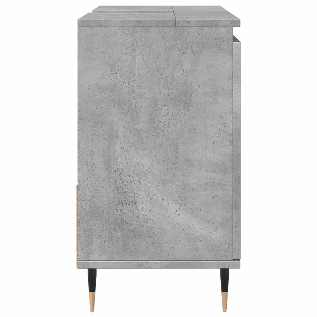 Bathroom Cabinet Concrete Grey 65X33X60 Cm Engineered Wood