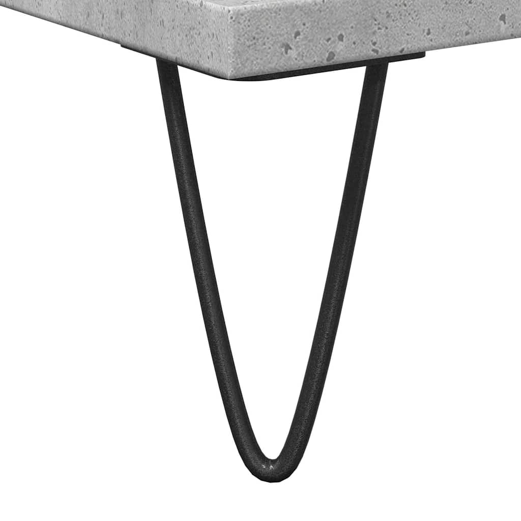 Sink Cabinet Concrete Oak 65X33X60 Cm Engineered Wood