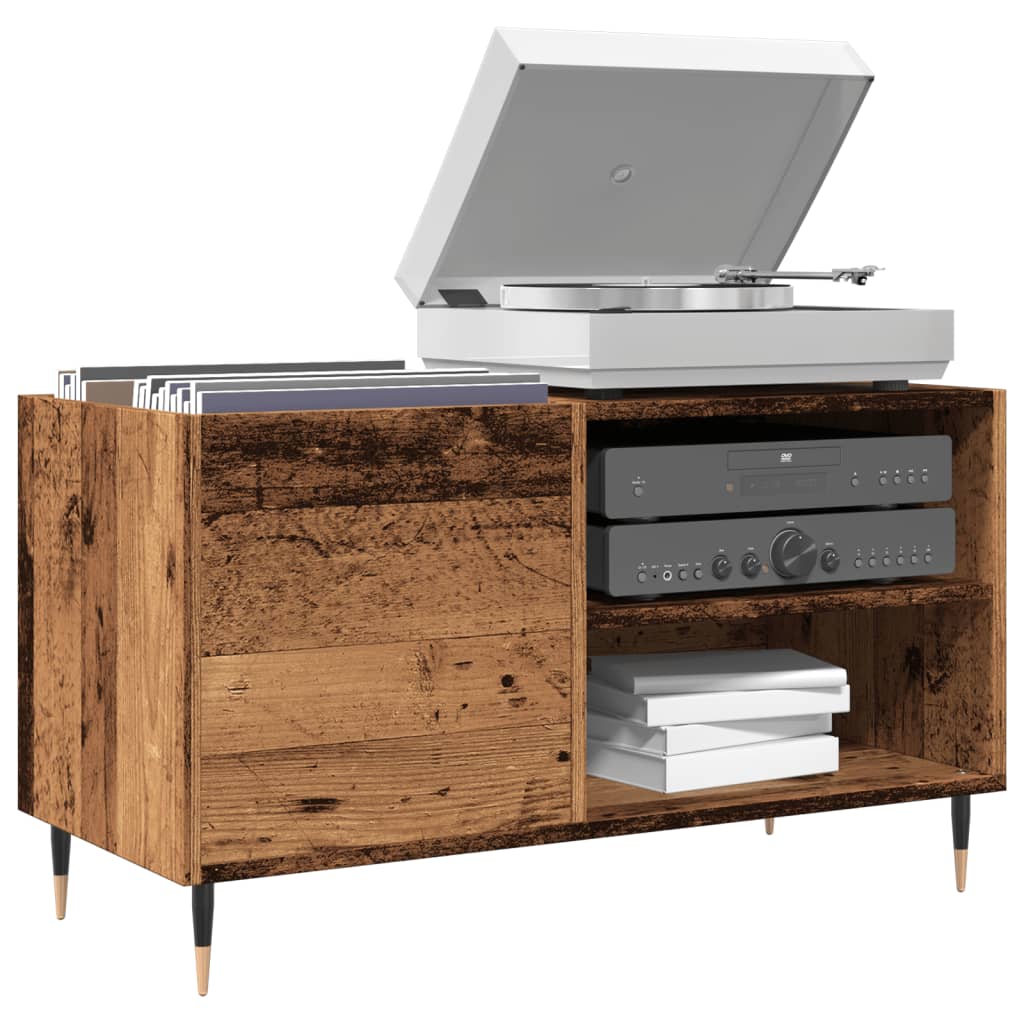 Record Cabinet 85X38X48 Cm Engineered Wood