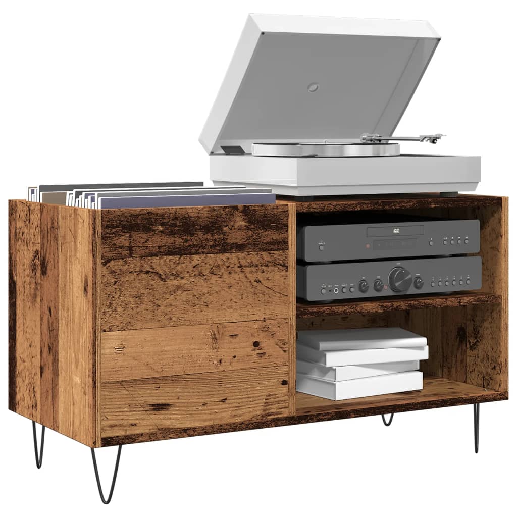Record Cabinet 85X38X48 Cm Engineered Wood