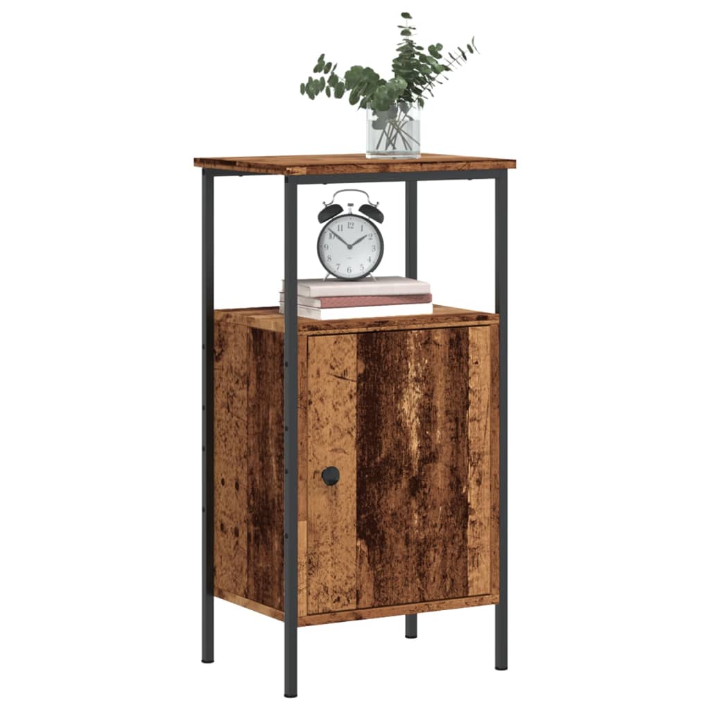 Bedside Cabinet 41X31X80 Cm Engineered Wood