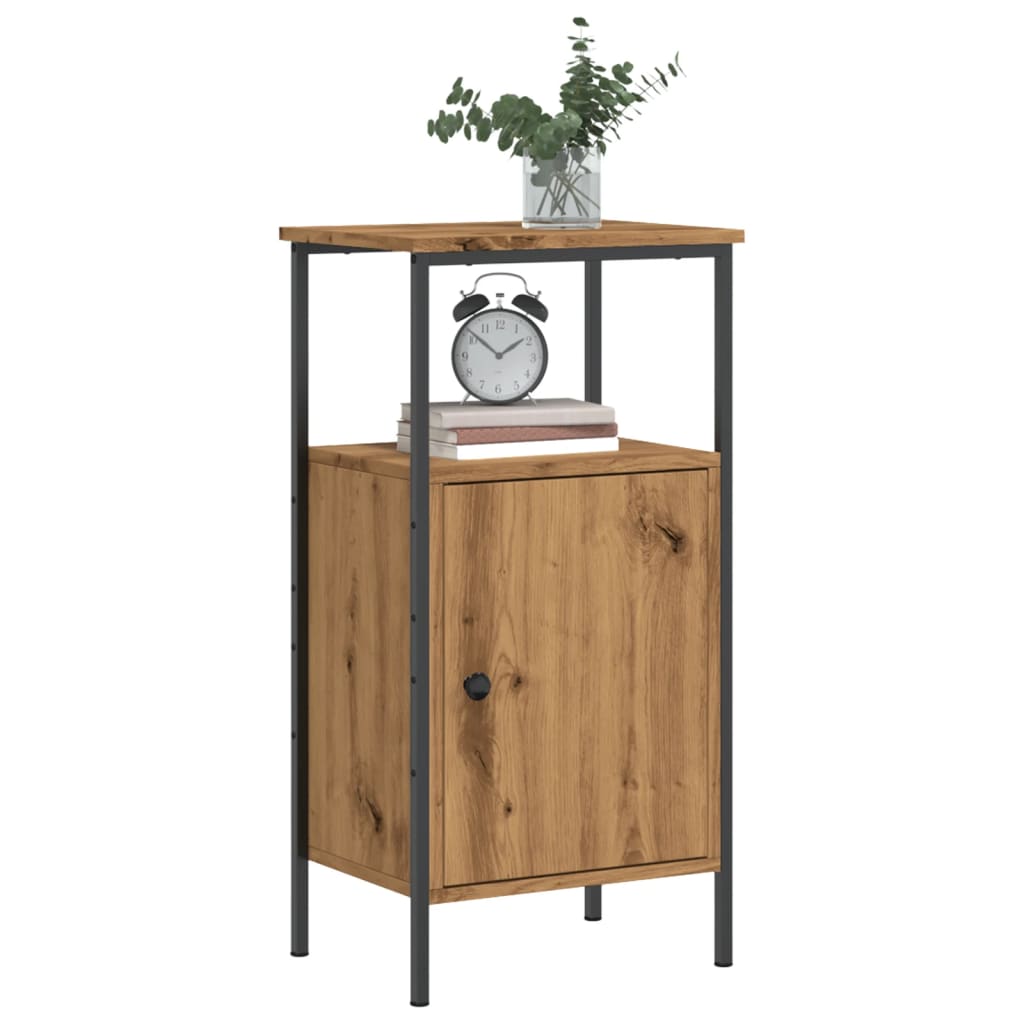 Bedside Cabinet 41X31X80 Cm Engineered Wood