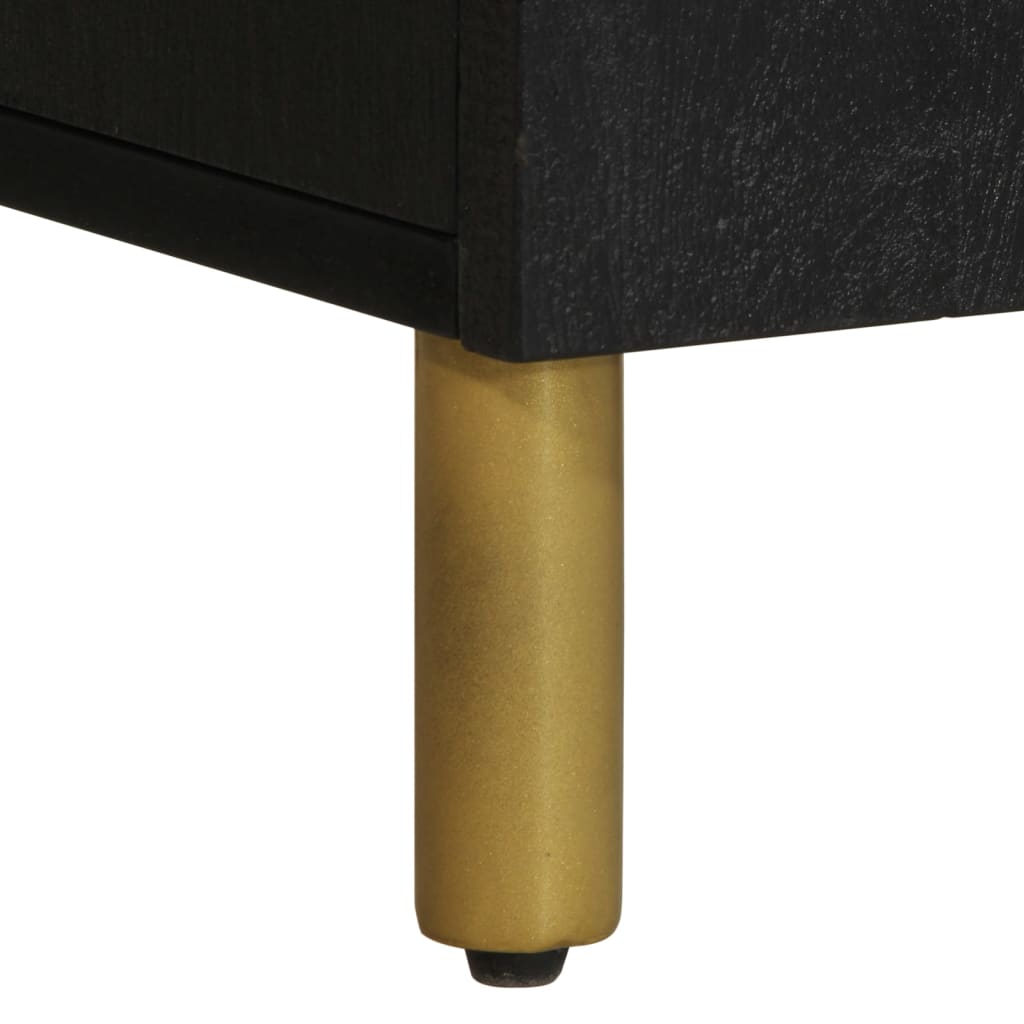 Tv Cabinet Black 105X33X46 Cm Engineered Wood