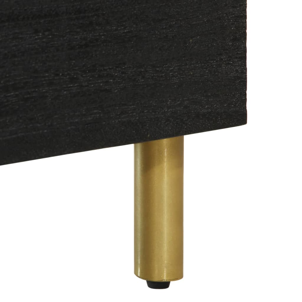 Tv Cabinet Black 70X33X46 Cm Engineered Wood