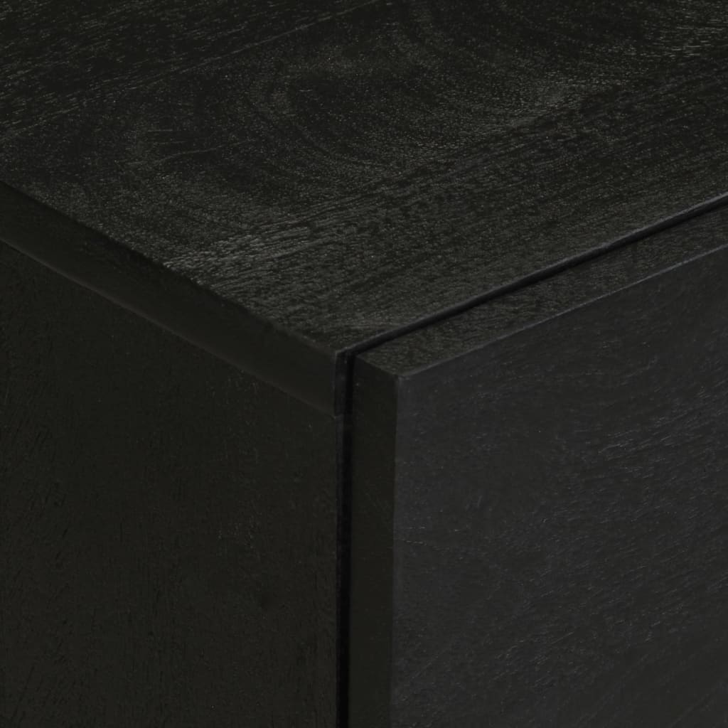 Bedside Cabinet Black 50X33X62 Cm Engineered Wood