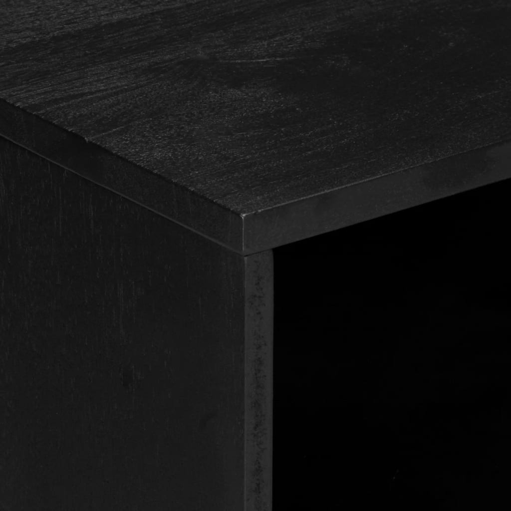 Bedside Cabinet Black 50X33X62 Cm Engineered Wood