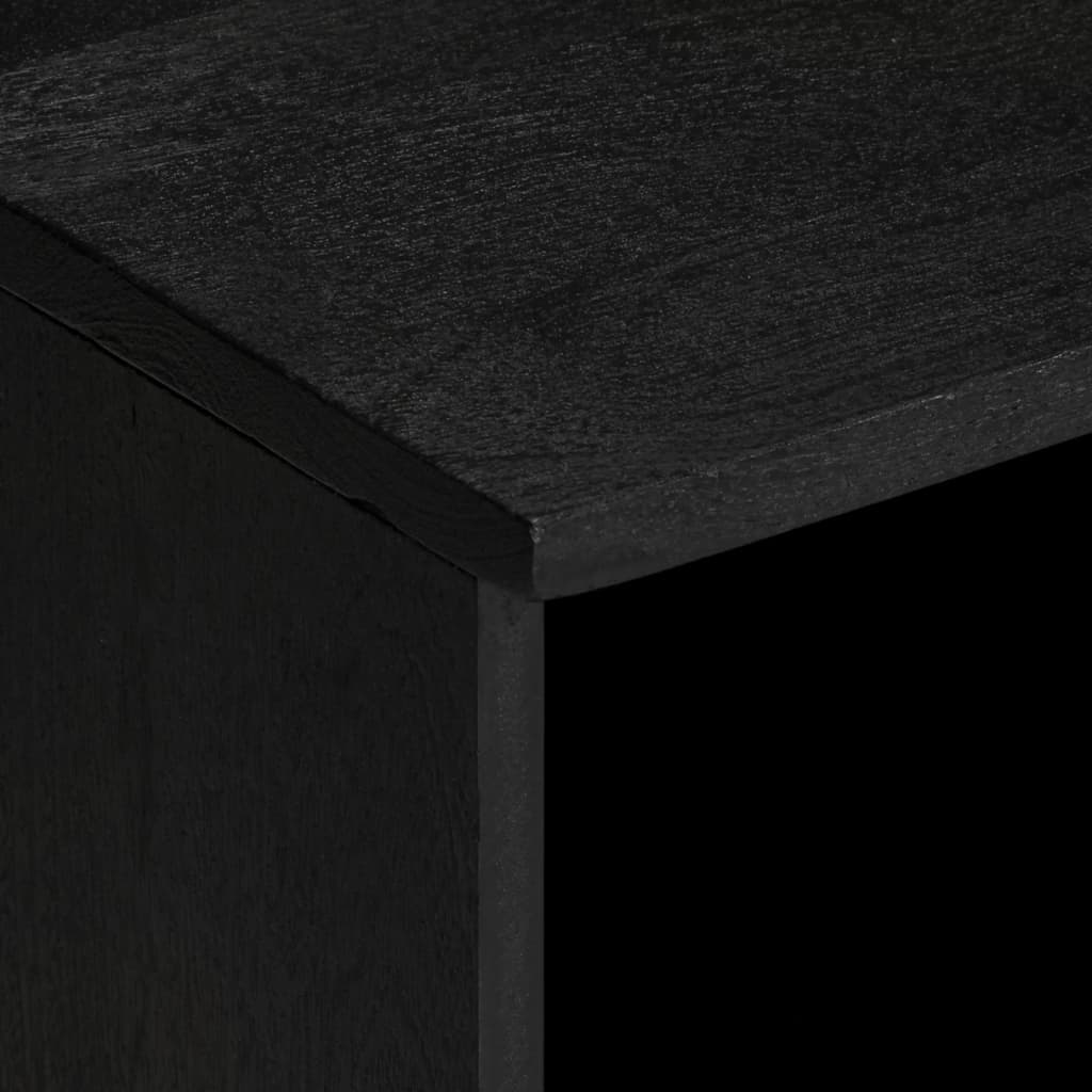 Tv Cabinet Black 100X33X46 Cm Engineered Wood