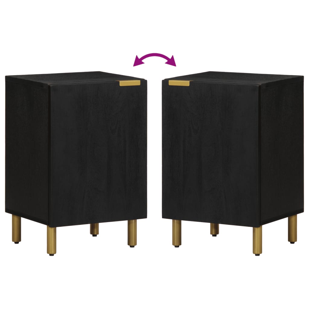 Bathroom Cabinet Black 38X33X58 Cm Engineered Wood