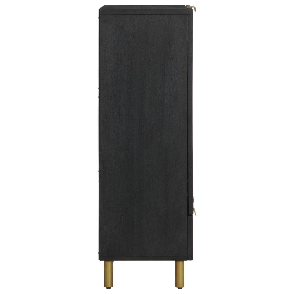 Highboard Black 60X33X100 Cm Engineered Wood