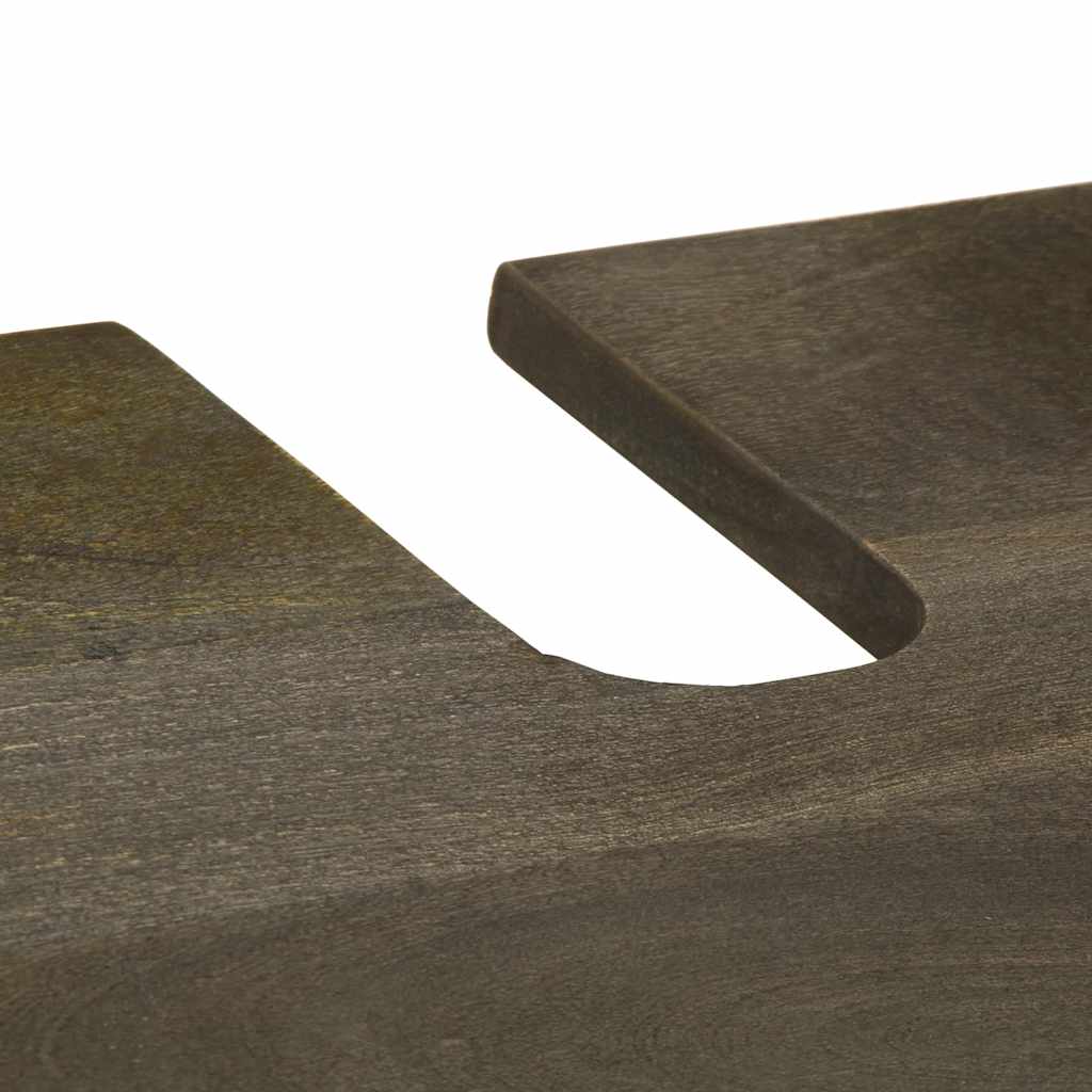 Sink Cabinet Black 62X33X58 Cm Solid Wood Mango