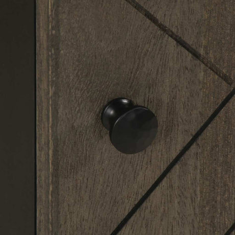 Bathroom Cabinet Black 38X33X58 Cm Solid Wood Mango