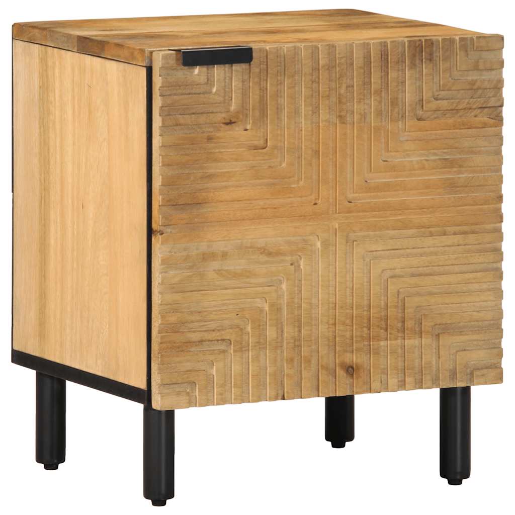 Bedside Cabinet Brown 40X33X46 Cm Solid Wood Mango