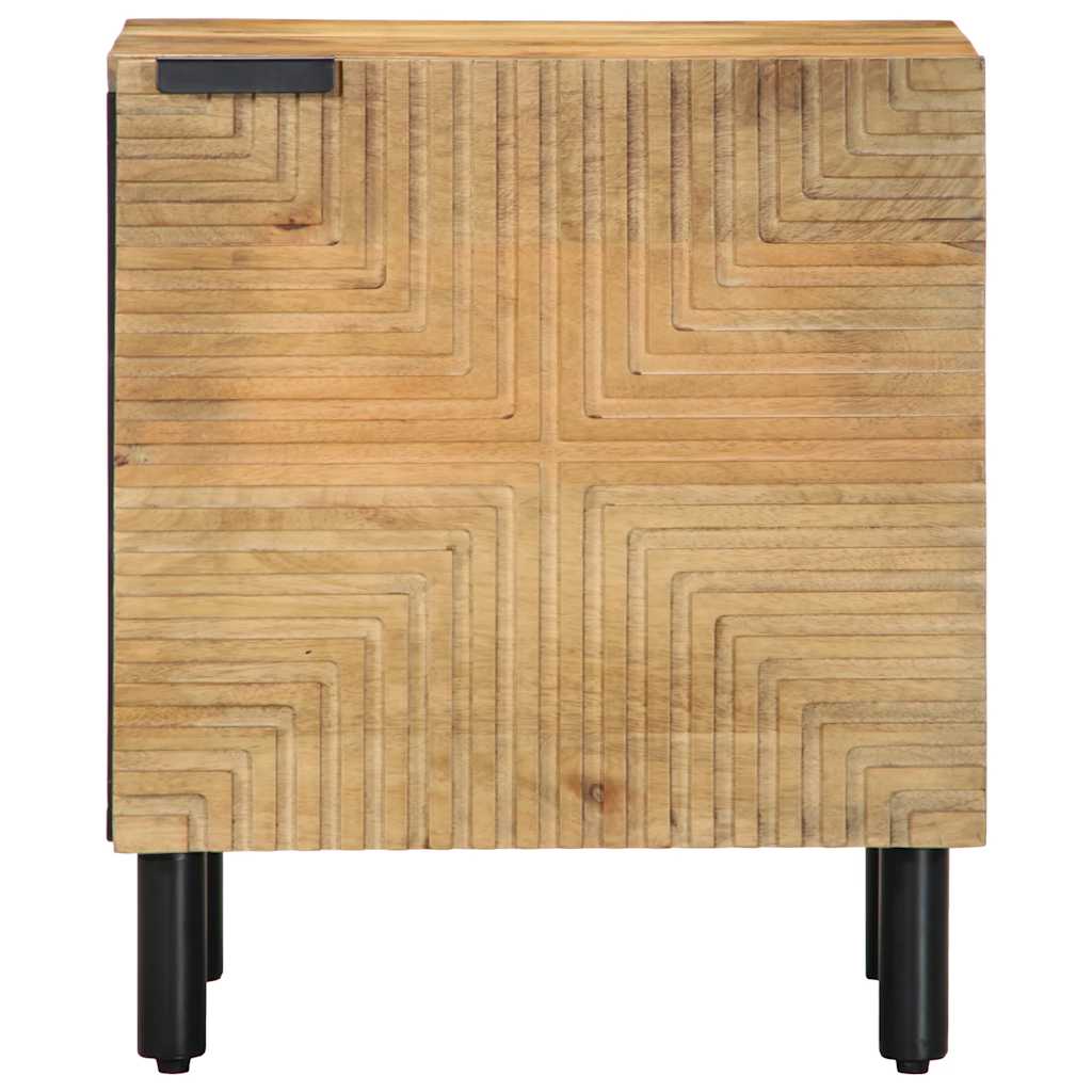 Bedside Cabinet Brown 40X33X46 Cm Solid Wood Mango