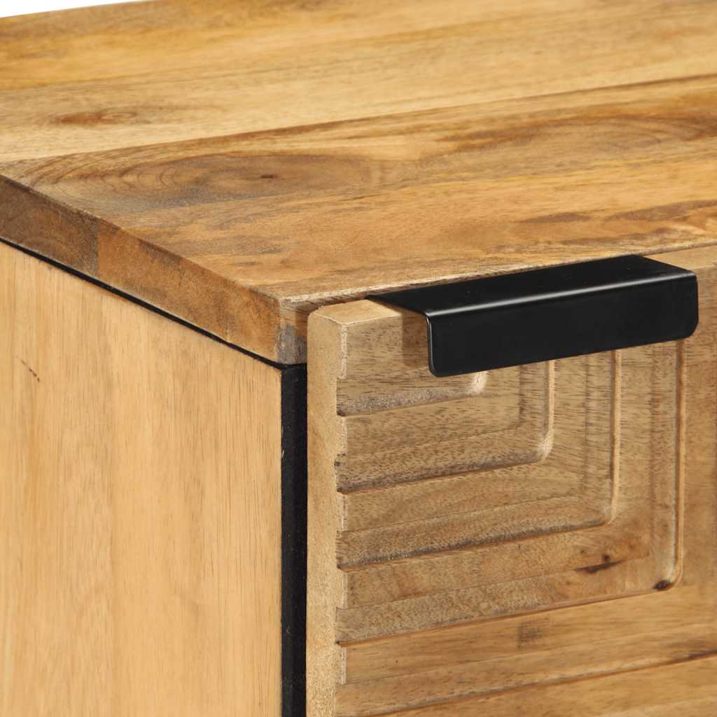 Bedside Cabinet Brown 40X33X46 Cm Solid Wood Mango