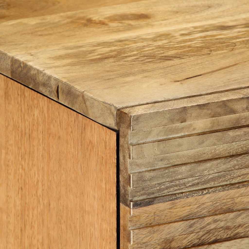 Bedside Cabinets 2 Pcs Brown 40X33X46 Cm Solid Wood Mango