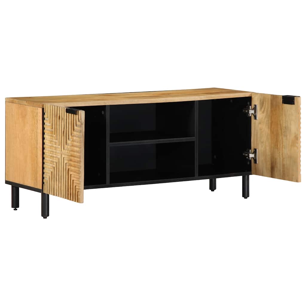 Tv Cabinet 105X33X46 Cm Solid Wood Mango