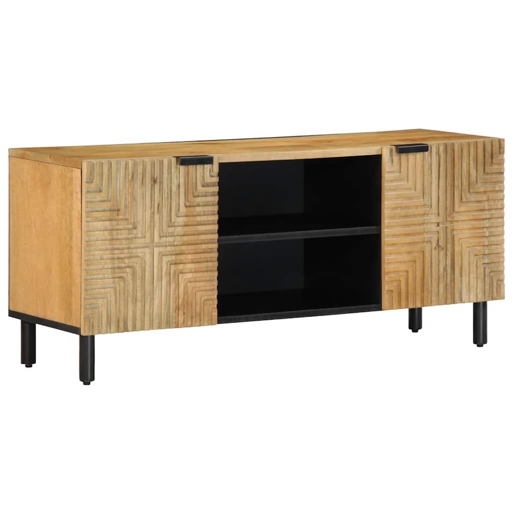 Tv Cabinet 105X33X46 Cm Solid Wood Mango