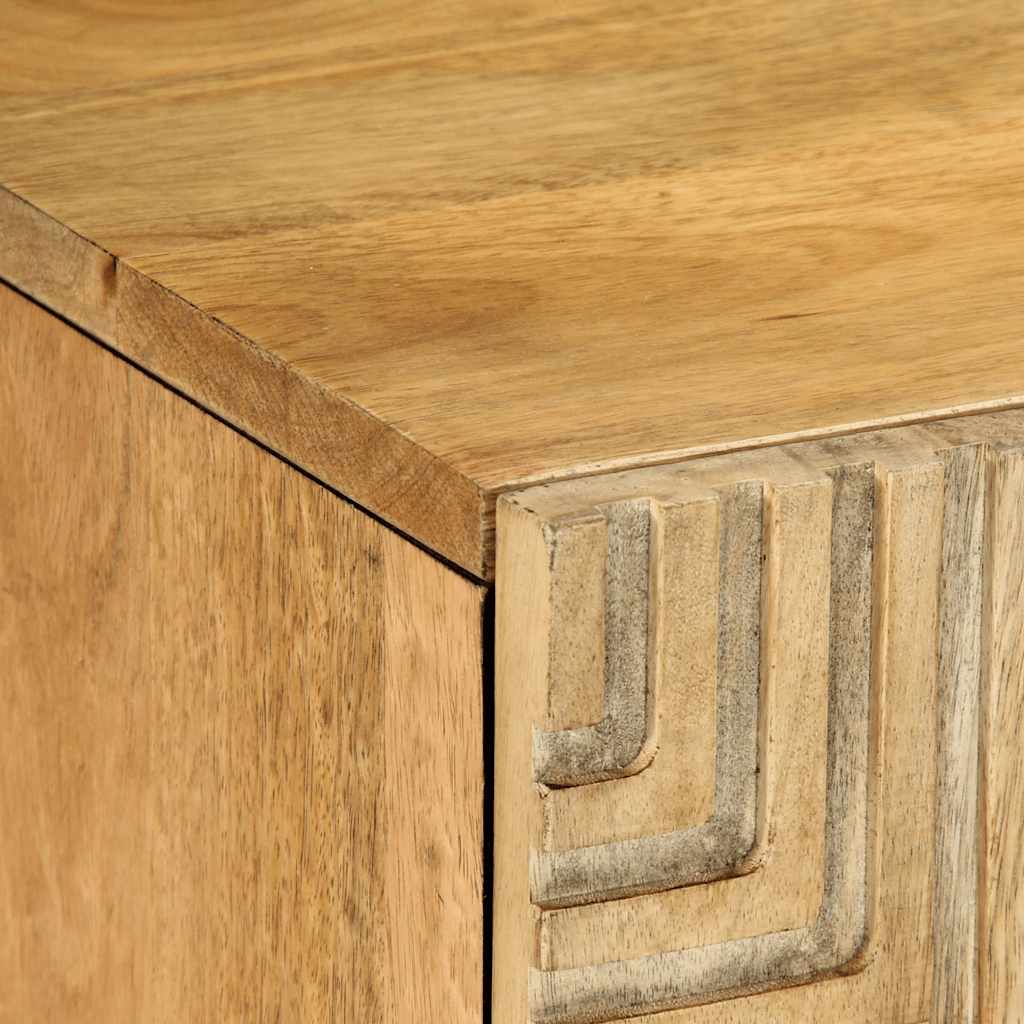 Tv Cabinet 105X33X46 Cm Solid Wood Mango