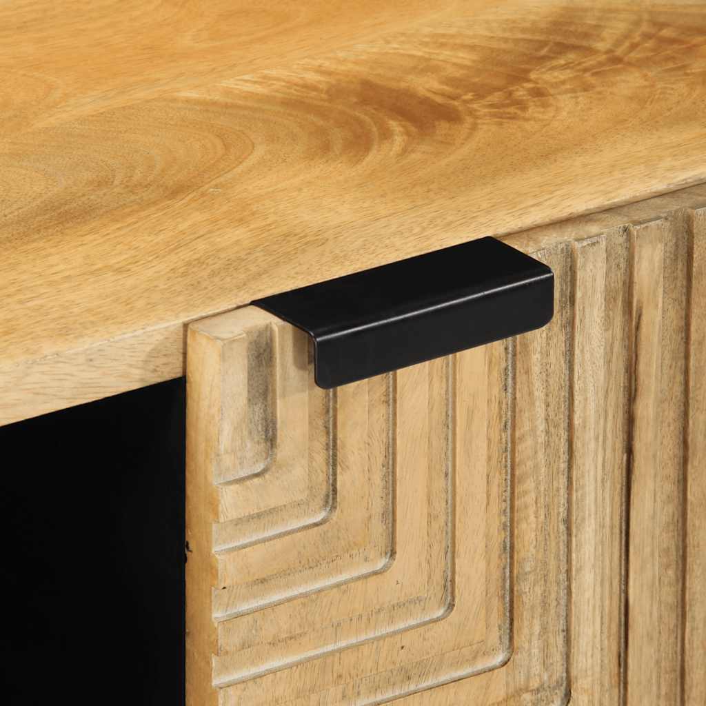 Tv Cabinet 105X33X46 Cm Solid Wood Mango