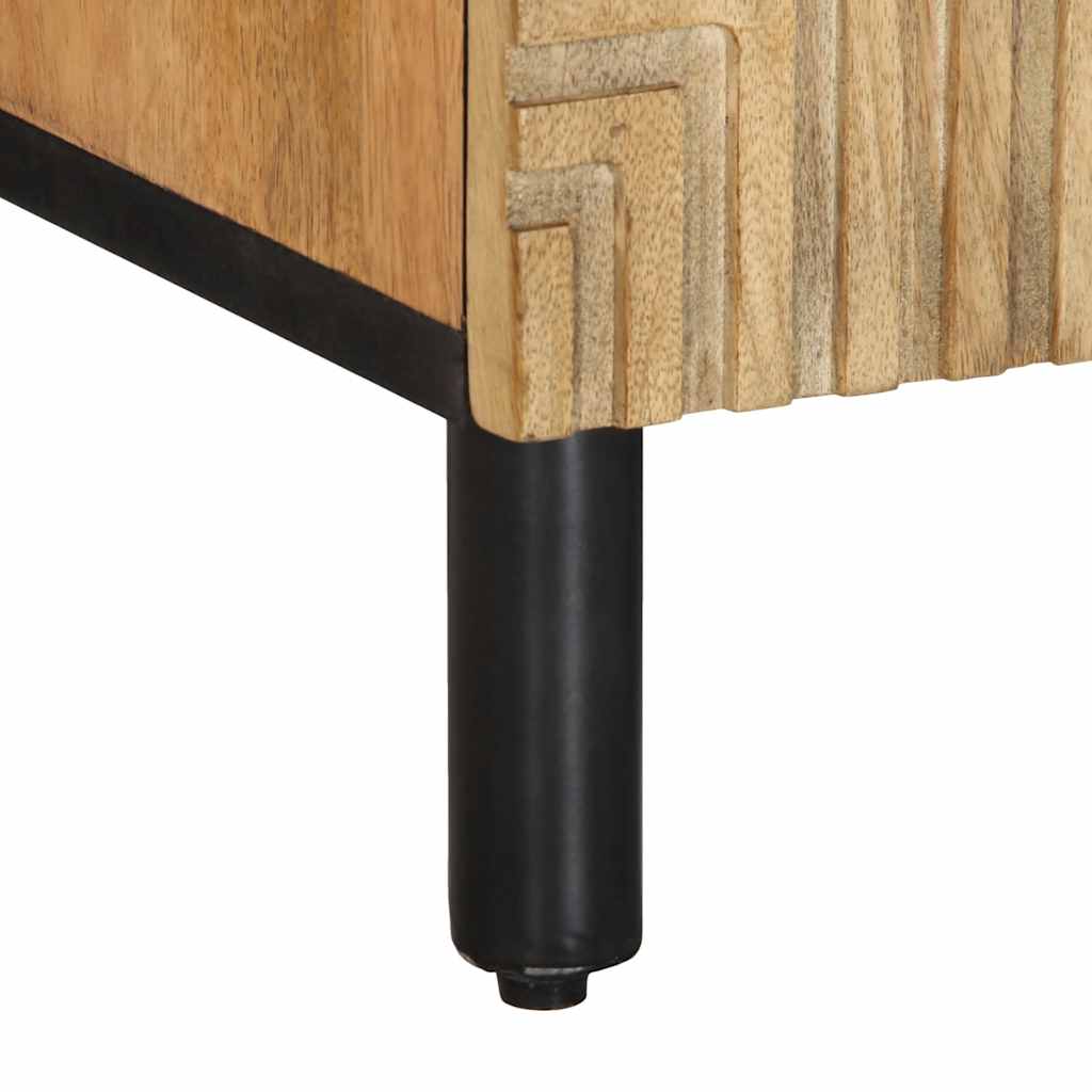 Tv Cabinet 105X33X46 Cm Solid Wood Mango