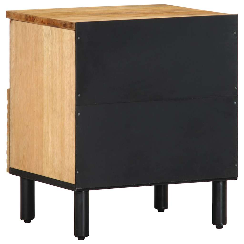 Bedside Cabinets 2 Pcs Brown 40X33X46 Cm Solid Wood Mango