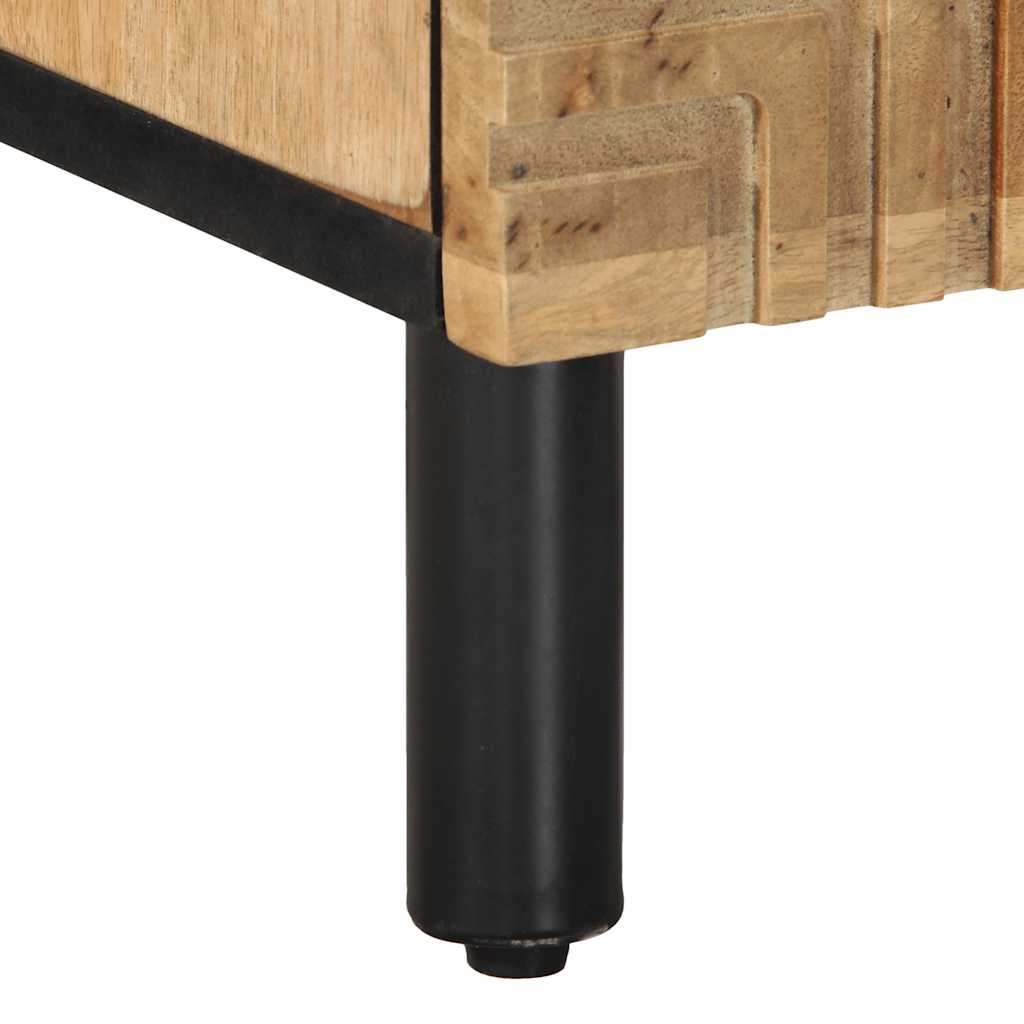 Bedside Cabinets 2 Pcs Brown 40X33X46 Cm Solid Wood Mango